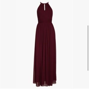 Levkoff Wine Burgundy Bridesmaid Dress